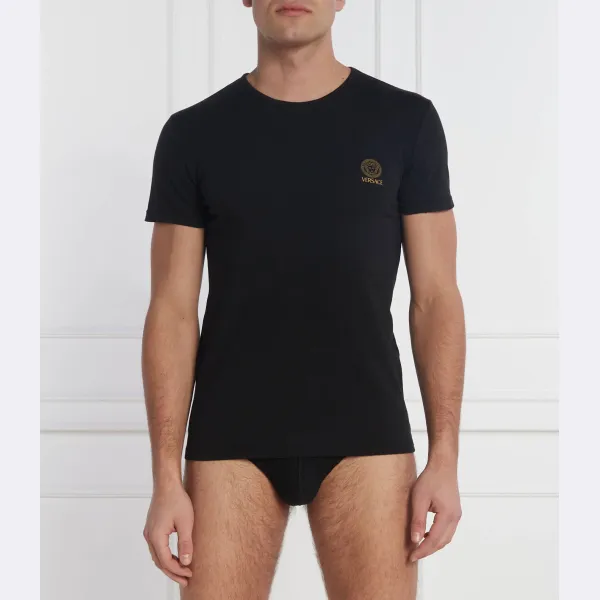 Футболка стандартного кроя Versace, черный