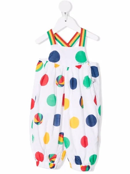 Stella McCartney Kids комбинезон в горох