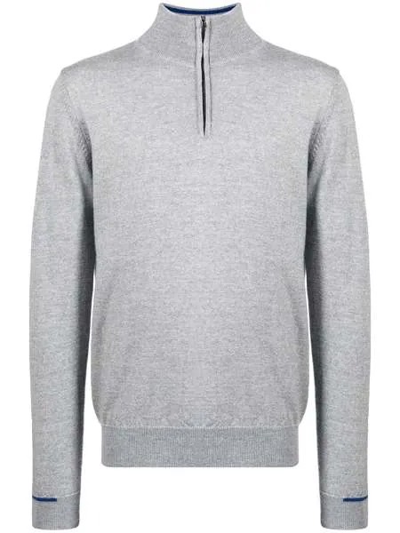 Pringle of Scotland half-zip knit jumper