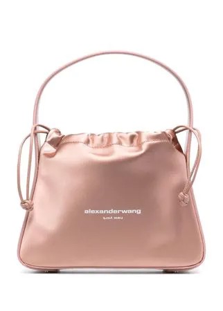 Alexander Wang атласная сумка на плечо Ryan с кулиской