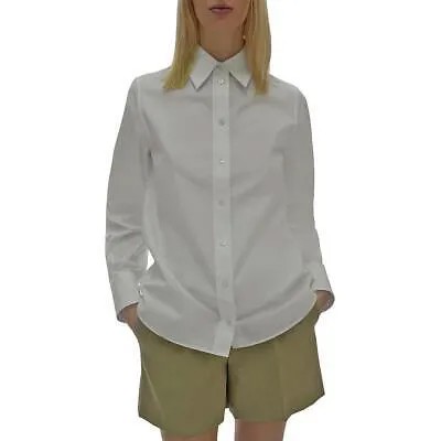 Helmut Lang Женская рубашка на пуговицах с открытой спиной и открытыми плечами BHFO 1124