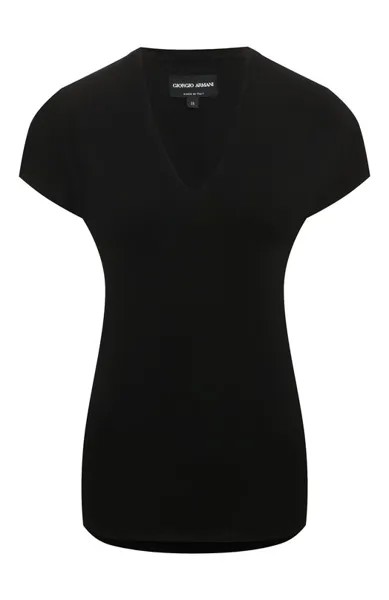 Футболка из вискозы и кашемира Giorgio Armani