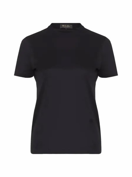 Хлопковая футболка с логотипом Loro Piana