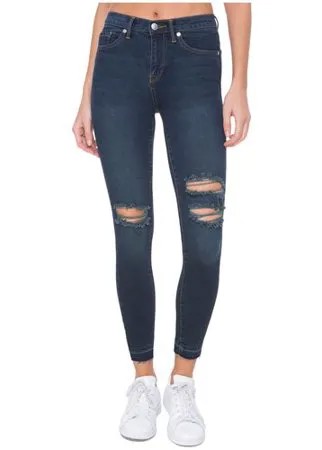 Укороченные джинсы-скинни Juicy Couture JWFWB86454/412 Синий 28