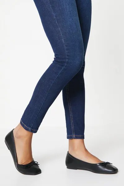 Балетки Lisa Comfort с бантом Dorothy Perkins, черный
