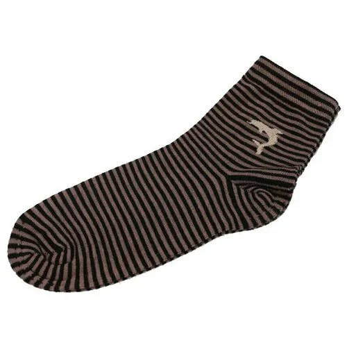 Носки ГАММА, размер 23-25, коричневый, черный