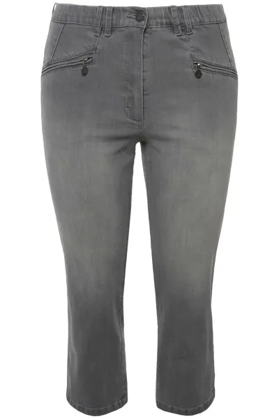 Брюки Ulla Popken Hose, цвет hellgrau denim