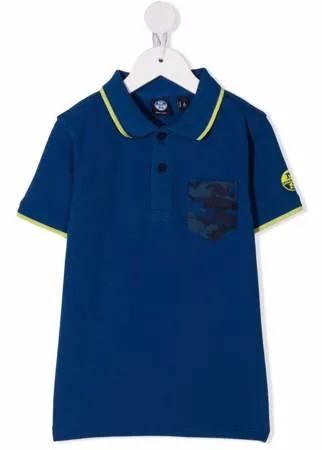 North Sails Kids рубашка поло с логотипом