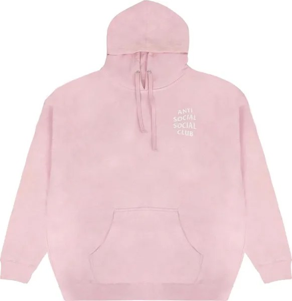 Толстовка Anti Social Social Club Logo Hooded Sweatshirt 'Pink', розовый