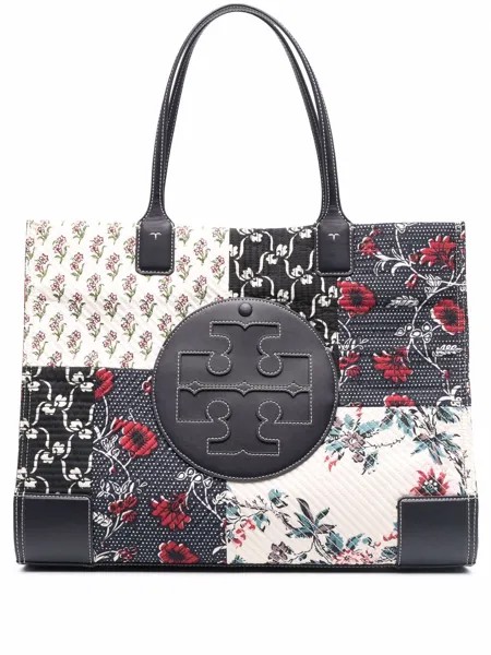 Tory Burch сумка-шопер в технике пэчворк