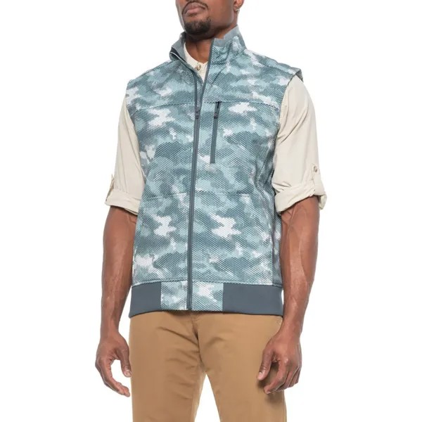Simms Rogue Fishing Vest Jacket — Большой размер — Hex Camo Storm Color — НОВИНКА!