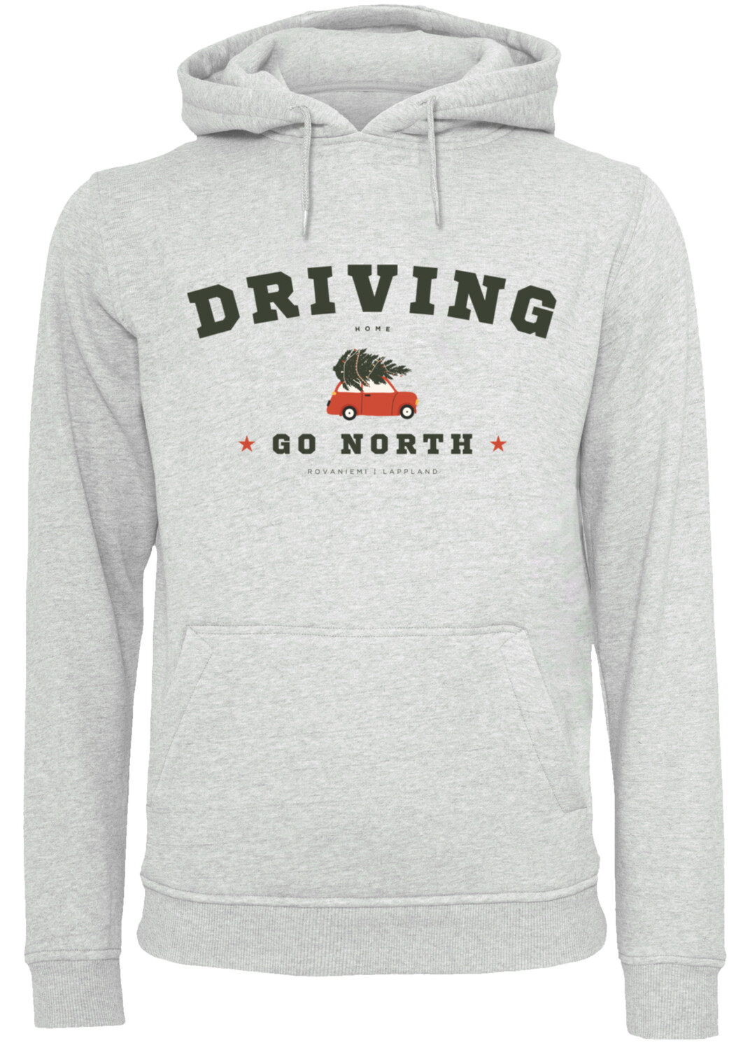 Свитер F4NT4STIC Hoodie Driving Home Weihnachten Driving Home Weihnachten, цвет grau meliert
