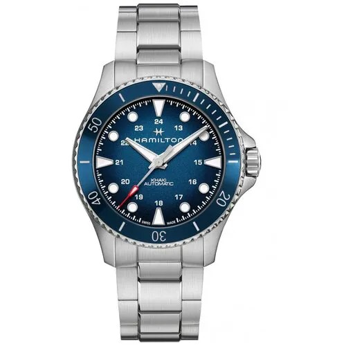 Наручные часы Hamilton Часы Hamilton Khaki Scuba Auto H82505140, синий