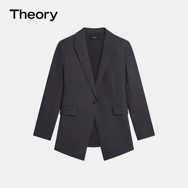 Костюм женский Theory на одной пуговице, синий