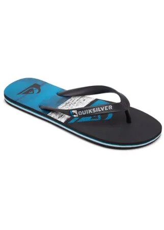 Вьетнамки мужские Quiksilver AQYL101107 голубые 38.5 RU