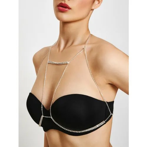 Цепь на тело infinity lingerie, серебристый