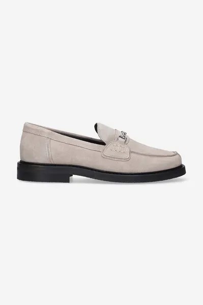 Замшевые лоферы Loafer Filling Pieces, серый