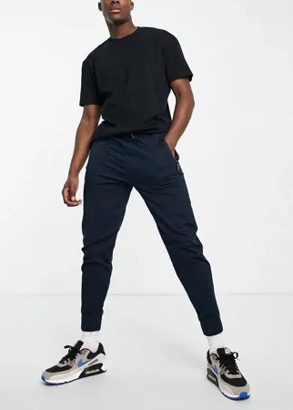 Темно-синие суженные книзу джоггеры Hollister-Темно-синий