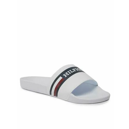 Шлепанцы TOMMY HILFIGER, размер EU 40, белый