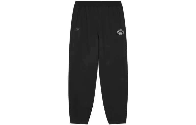 Женские трикотажные спортивные штаны New Balance, цвет Black