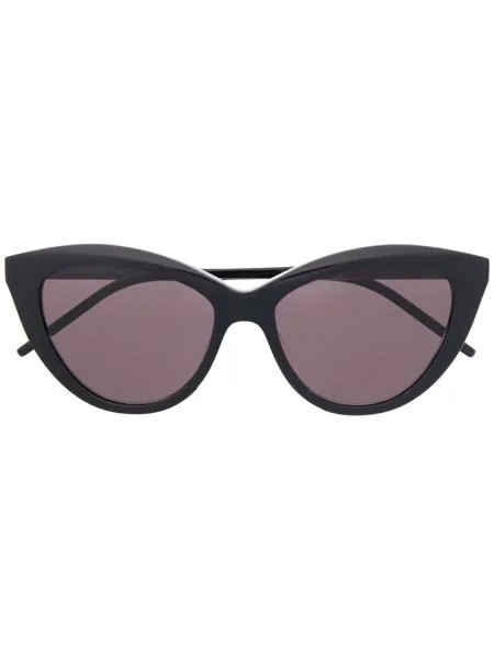 Saint Laurent Eyewear солнцезащитные очки SLM81 в оправе 'кошачий глаз'