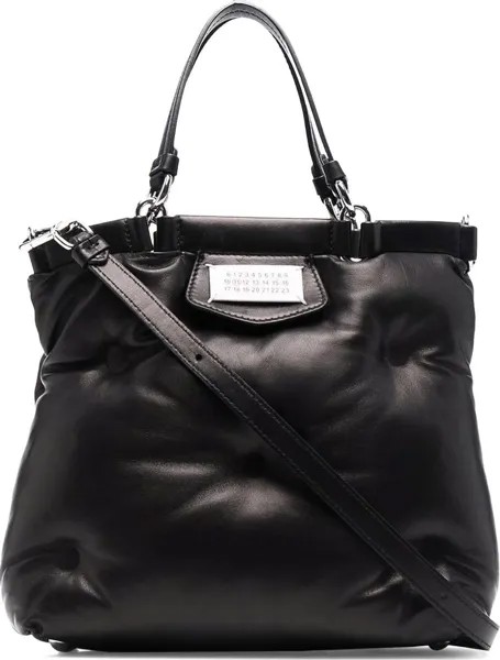 Топ Maison Margiela Glam Slam Top Handle Bag With Crossbody Strap 'Black', черный