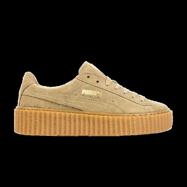 Кроссовки Fenty x Suede Creeper Puma, желто-коричневый