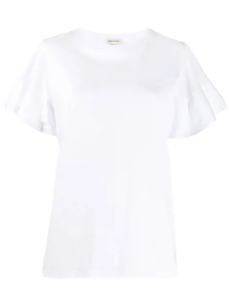 Alexander McQueen рубашка с оборками