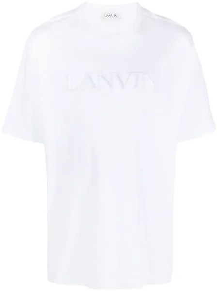 Lanvin футболка с логотипом, белый