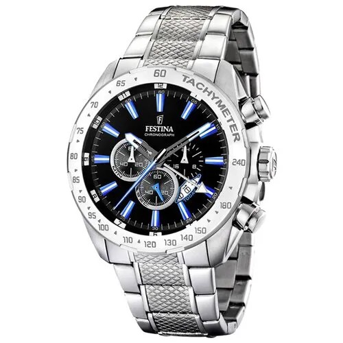 Наручные часы FESTINA Chrono Sport, серебряный, черный