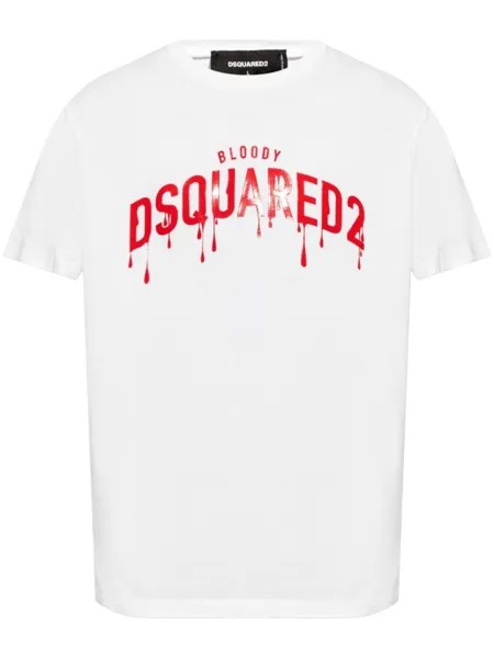 Dsquared2 футболка с логотипом, белый
