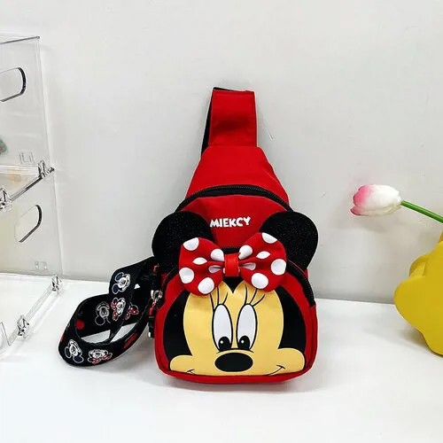 Детский рюкзак кросс боди Mickey (красный)