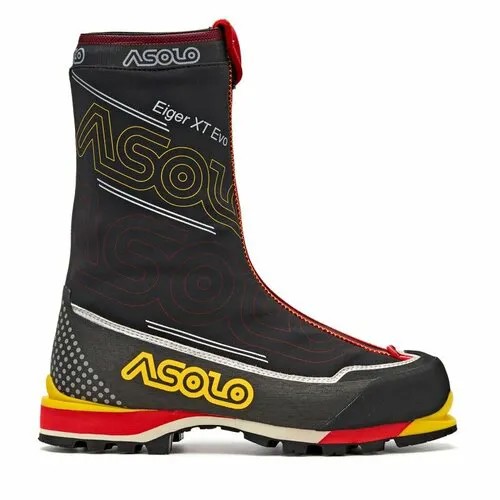 Ботинки ASOLO, размер 9,5 UK, черный, желтый