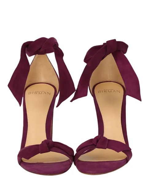 Сандалии Clarita Curve на высоком каблуке Alexandre Birman, фиолетовый