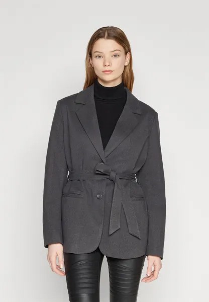 Пальто классическое Onlletta Coatigan ONLY, цвет dark grey melange