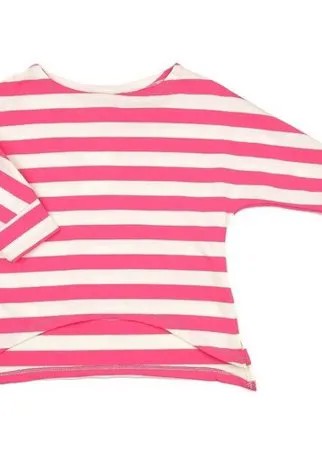 Туника Mini Maxi, 0696, цвет белый/розовый, размер 116