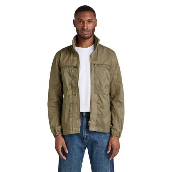 Куртка G-Star Fabric Mix overshirt, зеленый