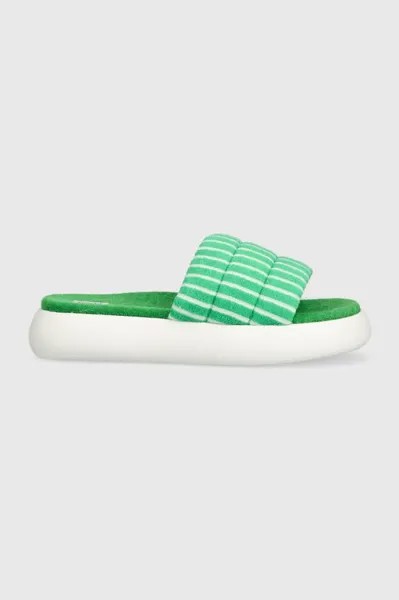 Тапочки Alpargata Mallow Slide Toms, зеленый
