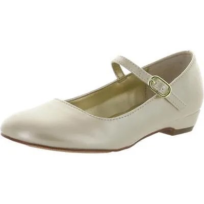 Туфли Nina Girls Gold Mary Jane Heels 10,5 Medium (B, M) Little Kid BHFO 2561