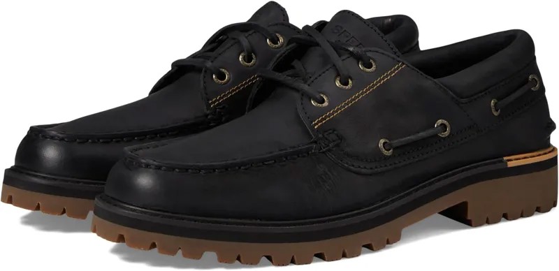 Топсайдеры Authentic Original 3-Eye Lug Sperry, черный