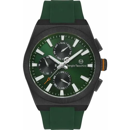 Наручные часы SERGIO TACCHINI Archivio, зеленый, черный