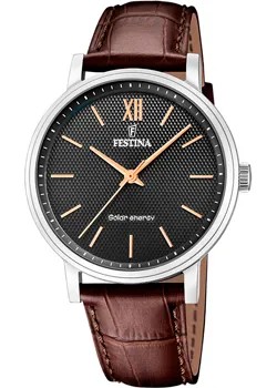 Fashion наручные  мужские часы Festina F20660.6. Коллекция Solar Energy