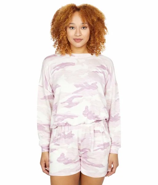 Толстовка Splendid, Camo Bubble Pullover Sweatshirt