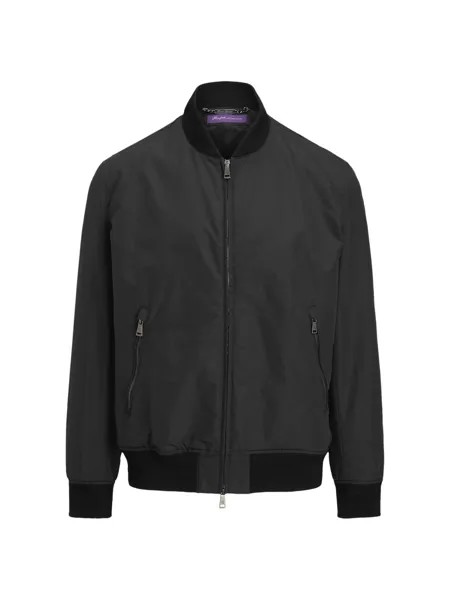 Куртка-бомбер Drayton Varsity Ralph Lauren Purple Label, черный