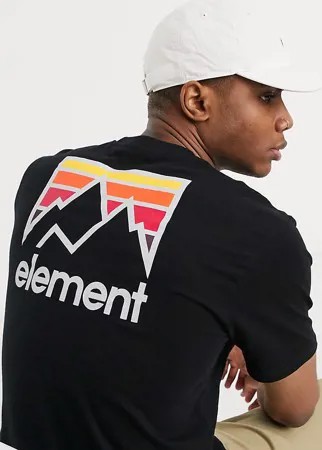 Черная футболка Element эксклюзивно на ASOS-Черный