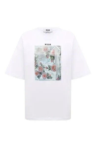 Хлопковая футболка MSGM
