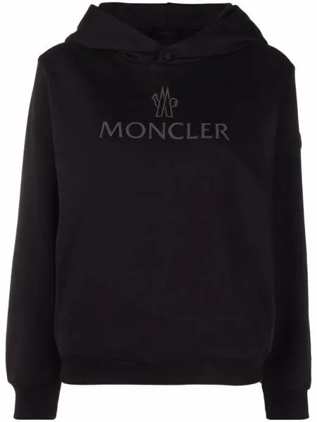 Moncler худи с логотипом и вставками