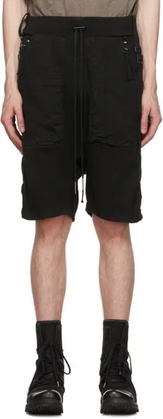 Черные хлопковые шорты Boris Bidjan Saberi