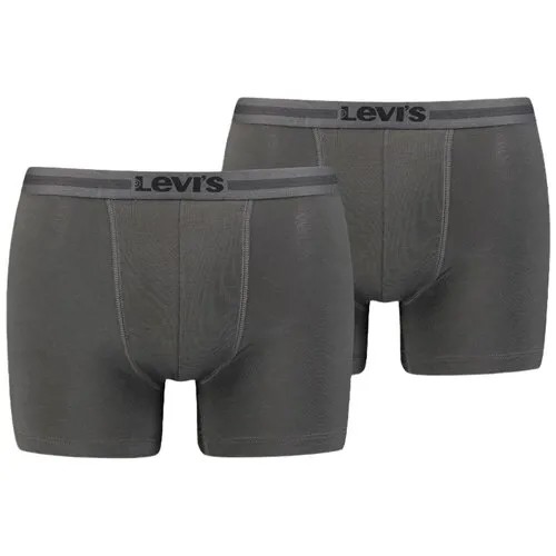 Нижнее белье Levis Men Tencel Boxer Brief 2P Мужчины 37149-0736 S