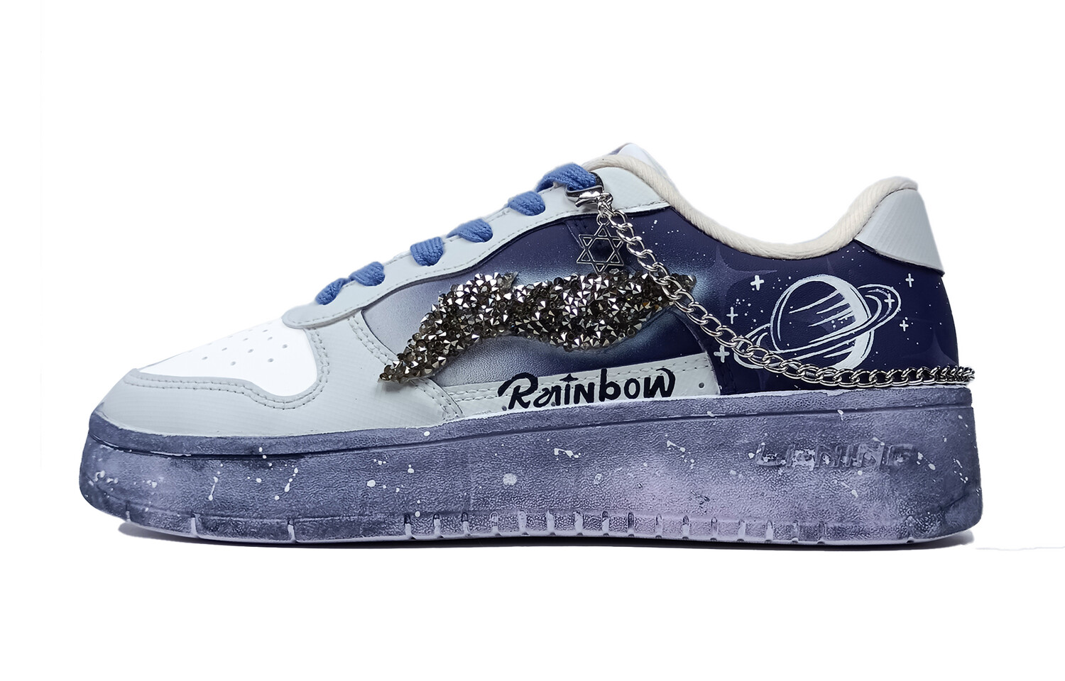 Кроссовки LINING Pontoon Boats Skateboarding Shoes Women's Low-top White/Purple, фиолетовый